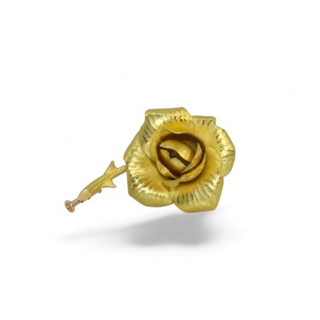 Broche Rose Or 1960.