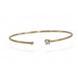 Bracelet Jonc en Or et Diamant