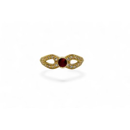 Bague Rubis et Diamants