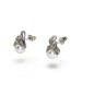 Boucles d'Oreilles Perles et Diamants