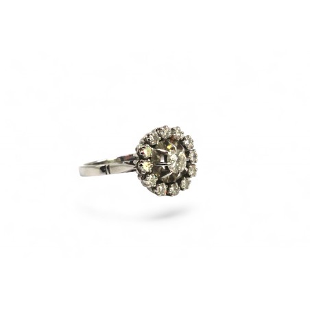 Bague marguerite Diamants