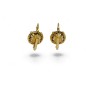 Boucles d'Oreilles Citrines et Diamants