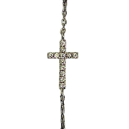 Bracelet Croix Diamants