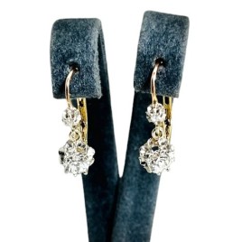 Boucles d'Oreilles Dormeuses Diamants