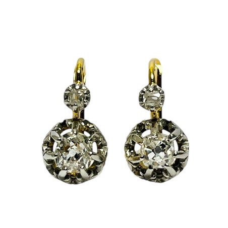 Boucles D'Oreilles Dormeuse Diamants