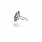 Bague Tanzanite et diamants Art-Déco