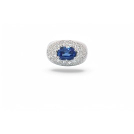 Bague Saphir et Diamants