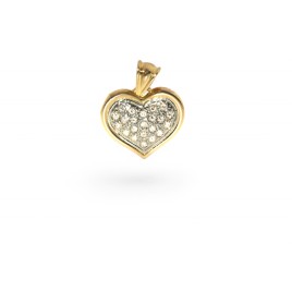 Pendentif Coeur Diamants