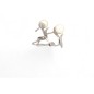 Boucles d'Oreilles Perles et Diamants