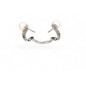 Boucles d'Oreilles Perles et Diamants