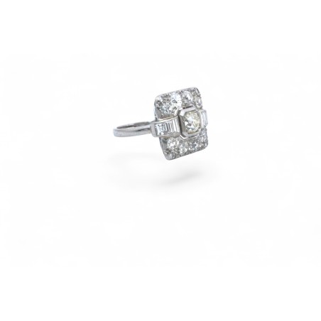 Bague Diamants Art-Déco