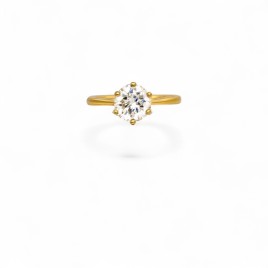 Bague Solitaire Diamant.