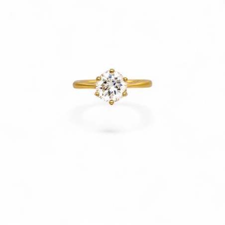 Bague Solitaire Diamant.