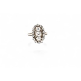 Bague Marquise Diamants 1950-1960