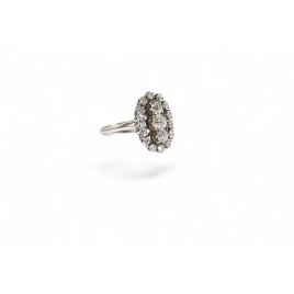 Bague Marquise Diamants 1950-1960