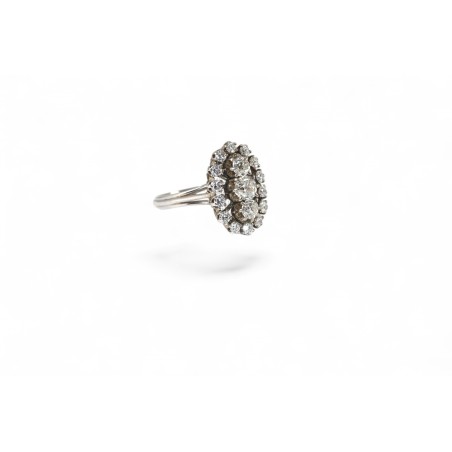 Bague Marquise Diamants 1950-1960