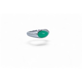 Bague Jade et Diamants