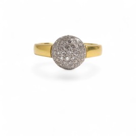 Bague Boule Diamants
