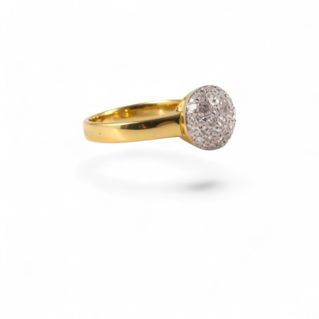 Bague Boule Diamants