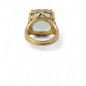 Bague Aigue-Marine Tourmaline et Diamants