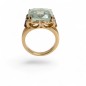 Bague Aigue-Marine Tourmaline et Diamants