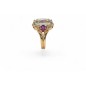Bague Aigue-Marine Tourmaline et Diamants