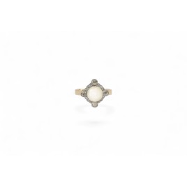 Bague Perle et Diamants