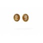 Boucles d'Oreilles Camée Coquillage.