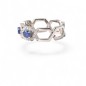 Bague Saphirs Chaîne d’Éternité