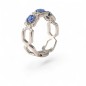Bague Saphirs Chaîne d’Éternité