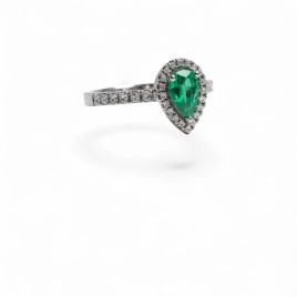 Bague Larmes d’Émeraude