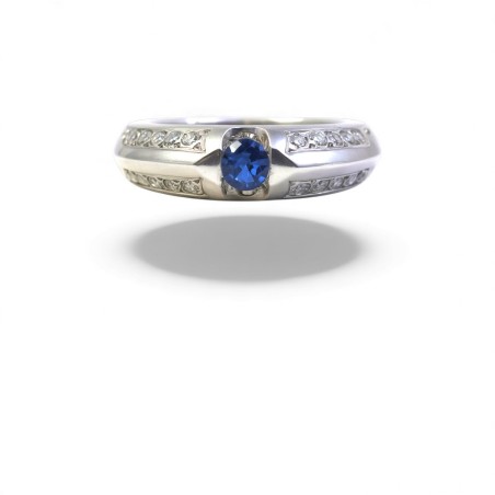 Bague Serment Azur