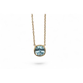 Chaine Pendentif L’Onde Bleue