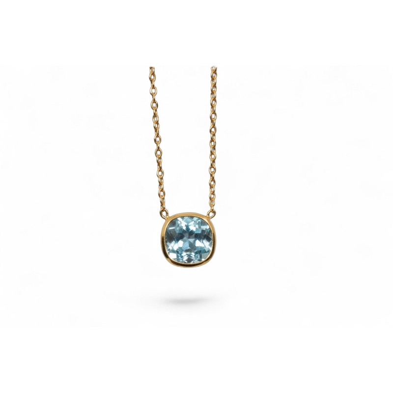 Chaine Pendentif L’Onde Bleue