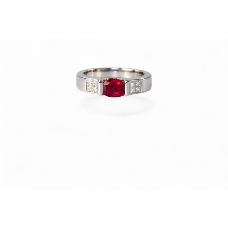 Bague Rubis Rouge Absolu