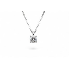 Chaine Pendentif Diamant Infinity White