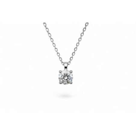 Chaine Pendentif Diamant Infinity White