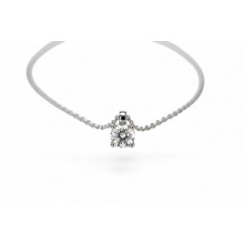 Chaine Pendentif Diamant Infinity White