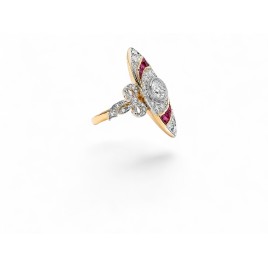 Bague Art-Nouveau Le Secret de la Marquise