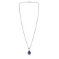 Chaine Pendentif Goutte d’Améthyste