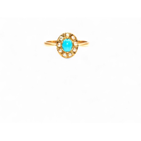 Bague Ancienne Bleu Impérial