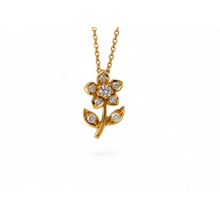 Chaine Pendentif Fleur de Lumière