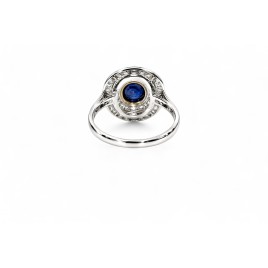 Bague Art -Déco Saphir ÉCLIPSE