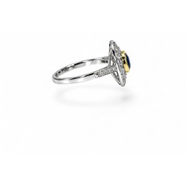 Bague Art -Déco Saphir ÉCLIPSE