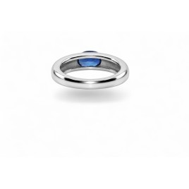 Bague Saphir Éclipse Bleue