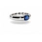 Bague Saphir Éclipse Bleue