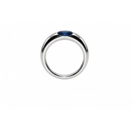 Bague Saphir Éclipse Bleue