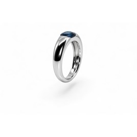 Bague Saphir Éclipse Bleue