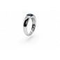 Bague Saphir Éclipse Bleue