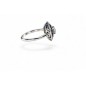L'Heure Bleue – Bague Art Déco Saphirs Calibrés & Diamants